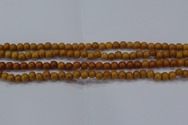 CNW02 15.5 inches 6mm round nangka wood beads wholesale