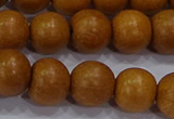 CNW04 15.5 inches 10mm round nangka wood beads wholesale