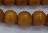 CNW05 15.5 inches 12mm round nangka wood beads wholesale