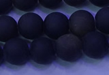 COB279 15.5 inches 8mm round matte golden obsidian beads wholesale