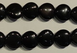 COB466 15.5 inches 8*8mm heart black obsidian beads wholesale