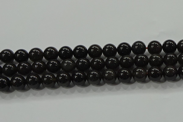 COB602 15.5 inches 10mm round ice black obsidian beads wholesale