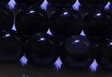 COB713 15.5 inches 10mm round ice black obsidian beads wholesale