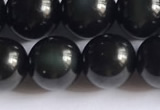 COB723 15.5 inches 10mm round black obsidian gemstone beads