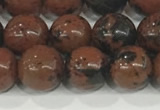 COB752 15.5 inches 8mm round mahogany obsidian beads wholesale