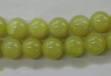 COJ104 15.5 inches 10mm round olive jade beads wholesale