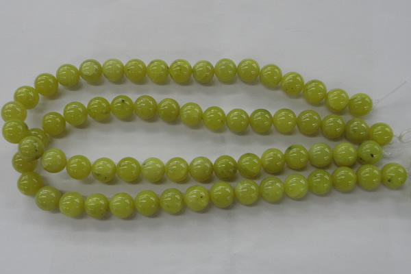 COJ105 15.5 inches 12mm round olive jade beads wholesale