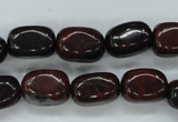 COJ14 15.5 inches 10*15mm nuggets blood jasper gemstone beads