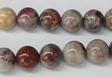 COJ204 15.5 inches 10mm round blood stone beads wholesale