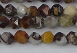 COJ371 15.5 inches 6mm faceted nuggets outback jasper beads