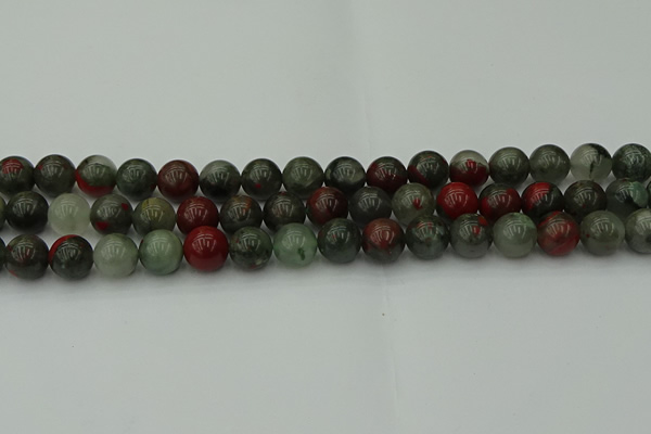 COJ453 15.5 inches 10mm round blood jasper beads wholesale