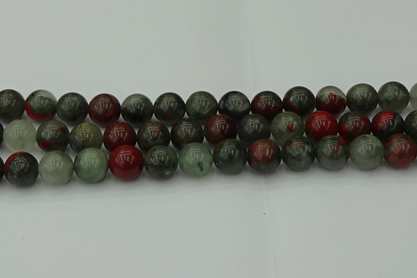 COJ455 15.5 inches 14mm round blood jasper beads wholesale