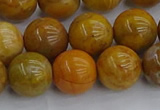 COJ603 15.5 inches 10mm round orpiment jasper beads wholesale