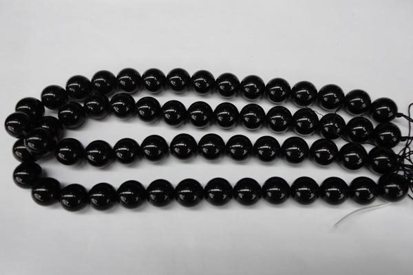 CON06 15.5 inches 14mm round black onyx gemstone beads