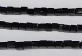 CON30 15.5 inches 4*4mm cube black onyx gemstone beads