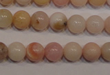 COP1002 15.5 inches 6mm round natural pink opal gemstone beads