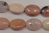 COP1024 15.5 inches 13*18mm oval natural pink opal gemstone beads