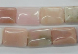 COP12 15.5 inches 13*18mm rectangle natural pink opal beads wholesale