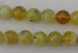 COP1203 15.5 inches 10mm round yellow opal gemstone beads