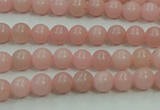 COP1211 15.5 inches 6mm round Chinese pink opal gemstone beads