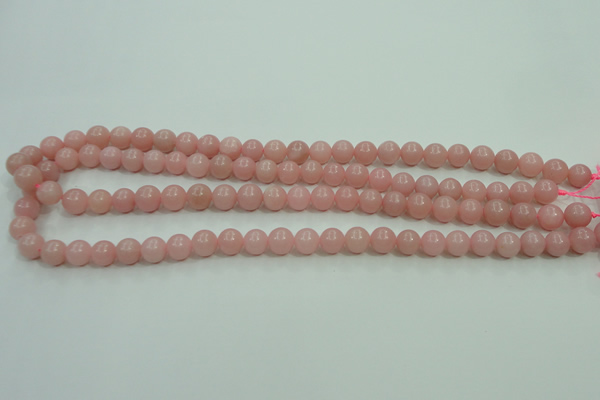 COP1212 15.5 inches 8mm round Chinese pink opal gemstone beads