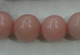 COP1217 15.5 inches 18mm round Chinese pink opal gemstone beads