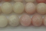 COP1227 15.5 inches 8mm round Chinese pink opal beads wholesale