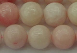 COP1229 15.5 inches 12mm round Chinese pink opal beads wholesale