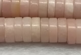 COP1234 15.5 inches 3*8mm heishi Chinese pink opal beads