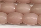 COP1245 15.5 inches 8*10mm rice Chinese pink opal beads