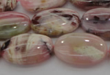 COP1275 15.5 inches 13*18mm oval natural pink opal gemstone beads