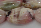 COP1280 15.5 inches 30*40mm oval natural pink opal gemstone beads