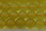 COP1302 15.5 inches 8mm round natural yellow opal gemstone beads