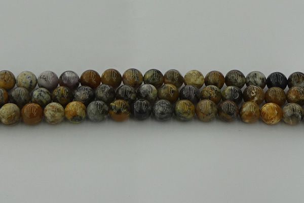 COP1383 15.5 inches 10mm round moss opal gemstone beads whholesale