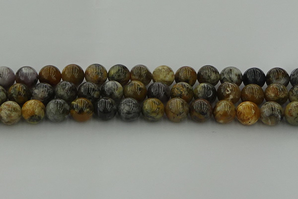 COP1384 15.5 inches 12mm round moss opal gemstone beads whholesale