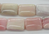 COP14 15.5 inches 15*20mm rectangle natural pink opal beads wholesale