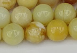 COP1429 15.5 inches 12mm round yellow opal beads wholesale