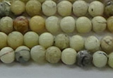 COP1460 15.5 inches 4mm round African opal gemstone beads