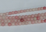 COP150 15.5 inches 4mm round pink opal gemstone beads wholesale