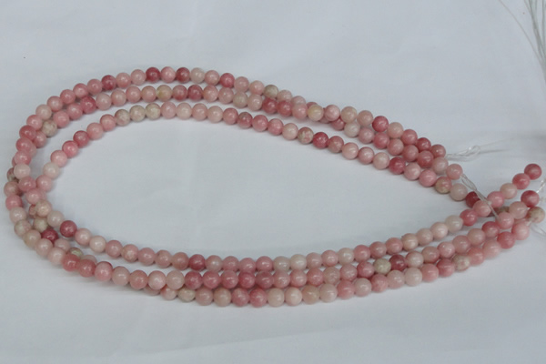 COP151 15.5 inches 6mm round pink opal gemstone beads wholesale