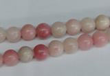 COP152 15.5 inches 8mm round pink opal gemstone beads wholesale