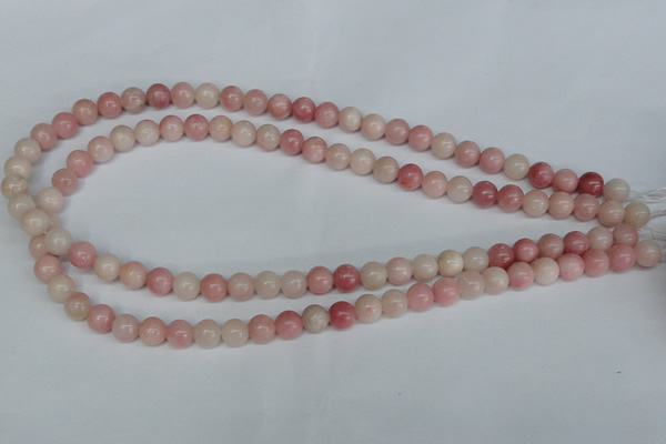 COP152 15.5 inches 8mm round pink opal gemstone beads wholesale