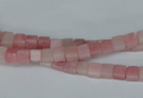 COP157 15.5 inches 4*4mm cube pink opal gemstone beads wholesale