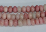 COP159 15.5 inches 5*8mm rondelle pink opal gemstone beads wholesale