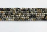 COP1608 15.5 inches 4mm faceted round moss opal beads