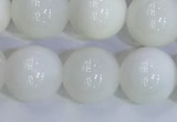 COP1618 15.5 inches 12mm round white opal gemstone beads