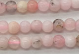 COP1700 15.5 inches 3mm round natural pink opal gemstone beads