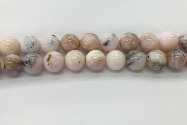 COP1707 15.5 inches 16mm round natural pink opal gemstone beads