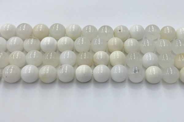 COP1733 15.5 inches 12mm round white opal beads wholesale