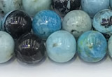 COP1791 15.5 inches 8mm round blue opal gemstone beads